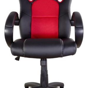 MotoGP Rider Chair Black With Red Trim