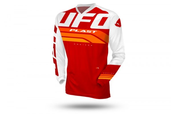 UFO Horizon MX Jersey Red/White - Large - Image 4