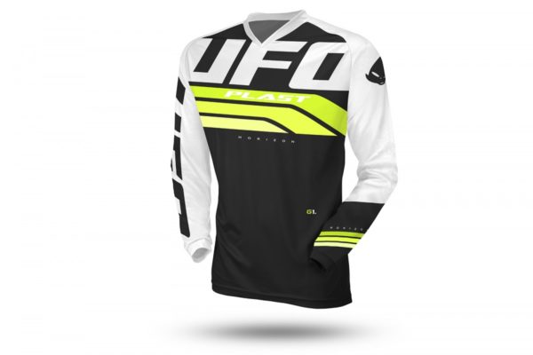 UFO Horizon Mx Jersey Black/Green - Large - Image 4