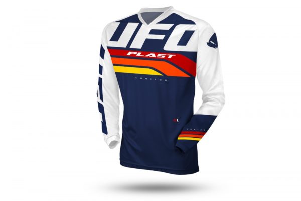UFO Horizon Mx Jersey Blue/White - Large - Image 4