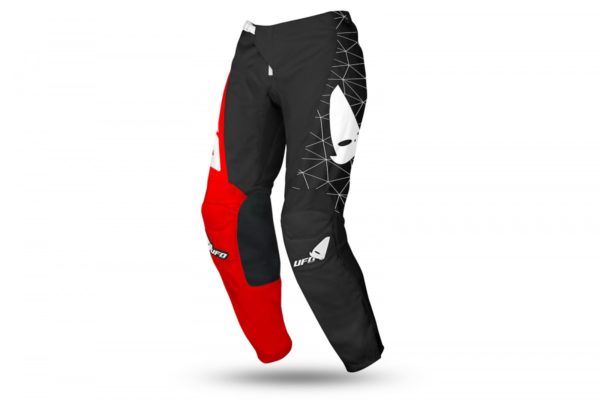UFO Tecno Mx Pant Black/Red - UK28"/EUR44" - Image 4