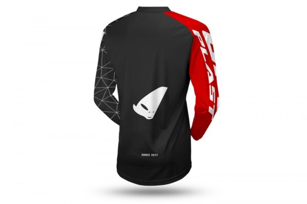 UFO Tecno Jersey Black/Red - Large - Image 2