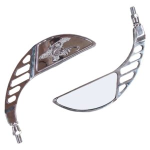 Bike It Vixen Universal Chrome Mirrors With 10mm Thread