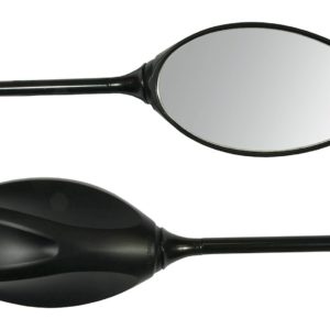 Bike It Black Universal Mirrors With 10mm Thread – #U023