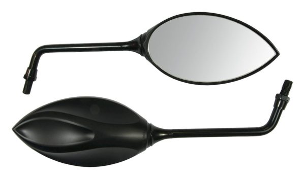 Bike It Black Universal Mirrors With 10mm Thread - #U023