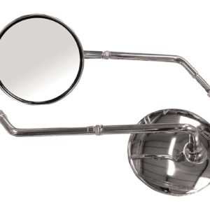 Bike It Universal Scooter/Moped Mirror With 8mm Thread Or Clamp 1pc – #U30653