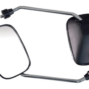 Bike It Black Square Universal Mirrors – #U64531