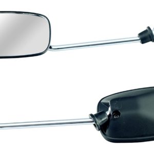 Bike It Black Square Universal Mirrors – #U64532