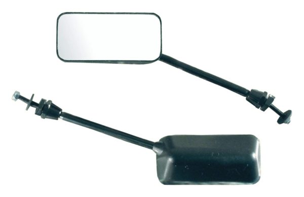 Bike It Long Black Universal F1 Mirrors