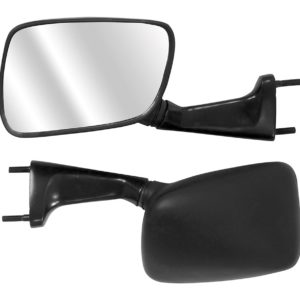 Bike IT Black Universal Fairing Type Mirrors