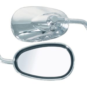 Bike It Mini Chrome XV Type Universal Mirrors With 10mm Thread