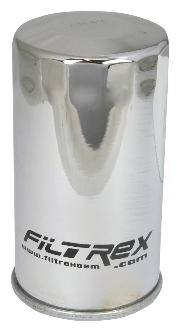 Filtrex Chrome Canister Oil Filter - #038