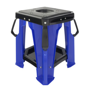 BikeTek Pro MX Ridge Stand – Blue