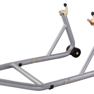 BikeTek Race Aluminium Bobbin Fitment Rear Track Paddock Stand – Grey