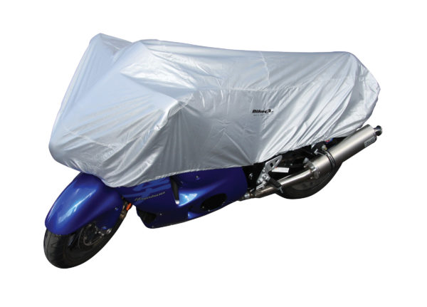 Bike It Motorcycle Top Cover - Silver - Medium Fits Up To 600cc