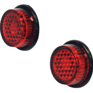 Bike It Pack Of 2 Red Stick On Number Plate Reflectors