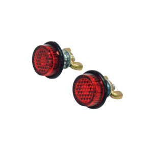 Bike It Red Number Plate Reflector Bolts