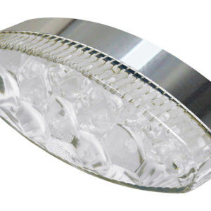 Bike It Tribe LED Rear Light With Chrome Base And Clear Lens