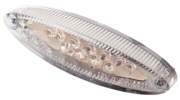 Bike It Tri-Lite LED Rear Light With Clear Lens