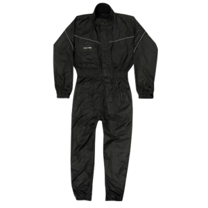 BikeTek One Piece Black Rainsuit – L