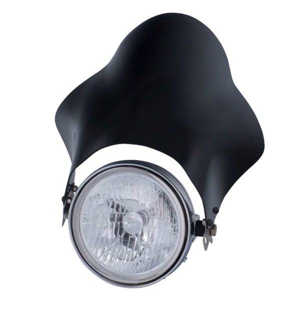 Airblade Dark Smoked Bubble Fly Screen With Fitting Kit