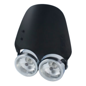 Airblade Dark Smoked Screen For Dominator Headlight With Fitting Kit