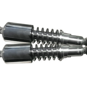 Bike It 270mm Eye To Eye Chrome Twin Shock Absorbers