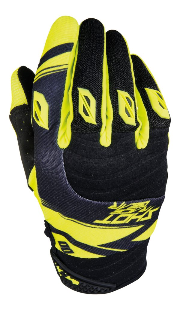 Shot Contact Claw Neon Yellow Adult Gloves - 8