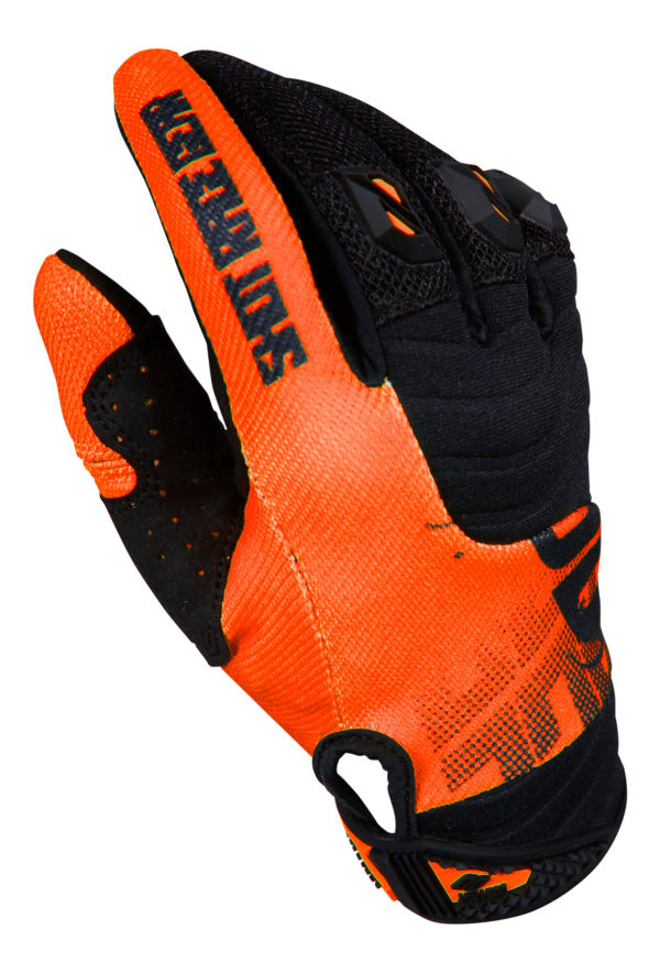 Shot Contact Venom Neon Orange Adult Gloves - 8