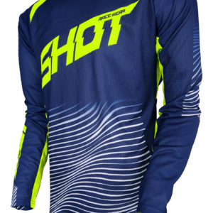 Shot Aerolite Optica Yellow Adults MX Jersey – Small