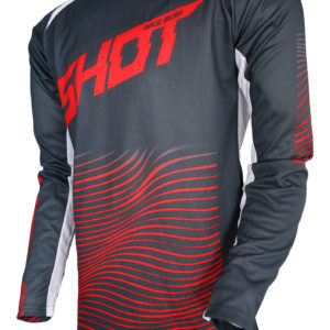 Shot Aerolite Optica Red Adults MX Jersey – Small