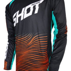 Shot Aerolite Optica Orange Adults MX Jersey – Small