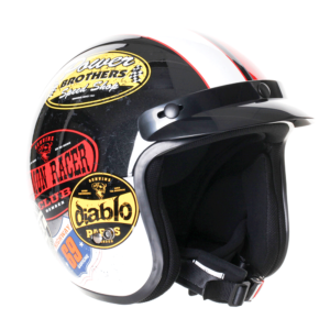 Stealth HD320 Colour Adult Open Face Helmet – White – XS