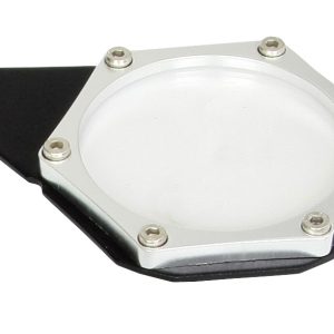 Bike It Anodised Hexagon Chrome Tax Disc Holder