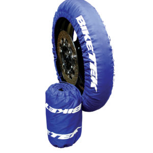 BikeTek Tyre Warmer Set for Front (90/70-17) and Rear (125/55-17) tyres with 2 PIN EURO Plug