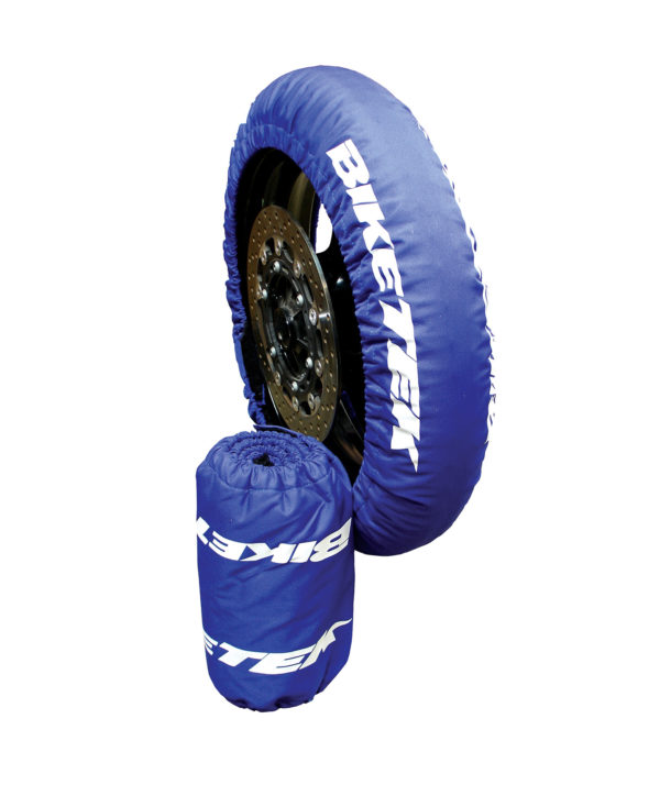 BikeTek Tyre Warmer Set for Front (90/70-17) and Rear (125/55-17) tyres with 2 PIN EURO Plug