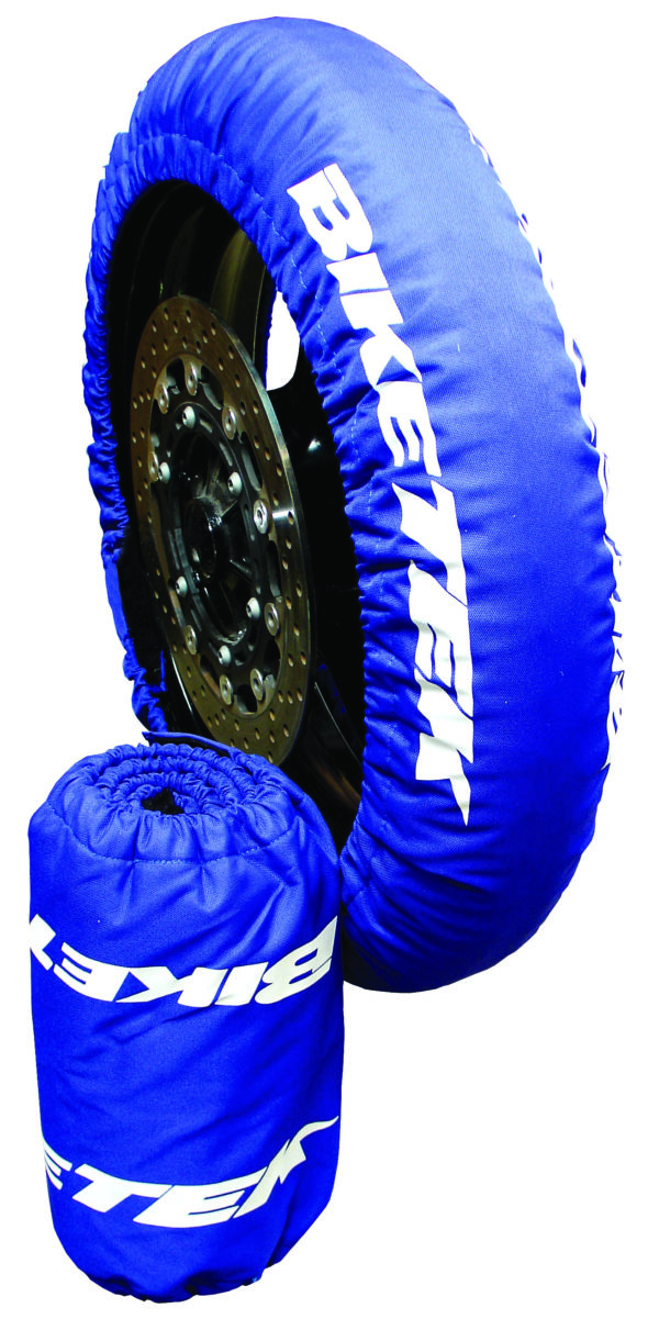 BikeTek Tyre Warmer Set for 120/70-17 (Front) and 180/55-17 (Rear) tyres with UK 3 Pin Plug