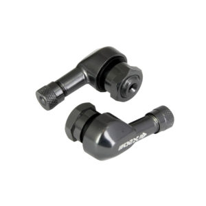 Bike It Aluminium Angled (90 Degree) 8.3mm Metal Tyre Valve 1pc