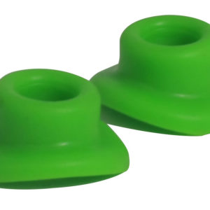 Bike It Rubber Valve Seals Green (Pair)