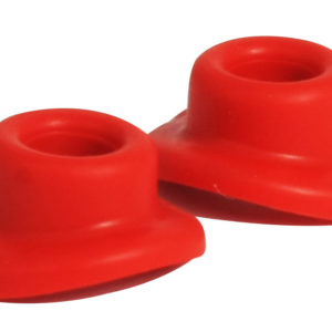 Bike It Rubber Valve Seals Red (Pair)