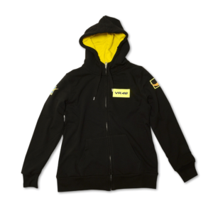 Rossi 46 Black Small Ladies Zip Fleece Hoodie
