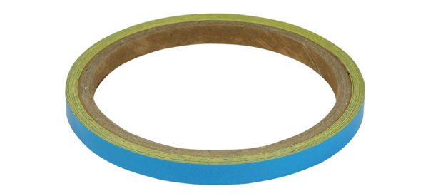 Bike It 7mm Light Blue Reflective Wheel/Body Stripes
