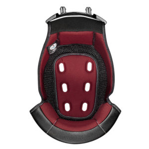 NOLAN N80-8 CHEEK PADS BLACK-RED