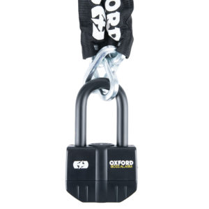 Oxford Boss Alarm 16mm Padlock Black