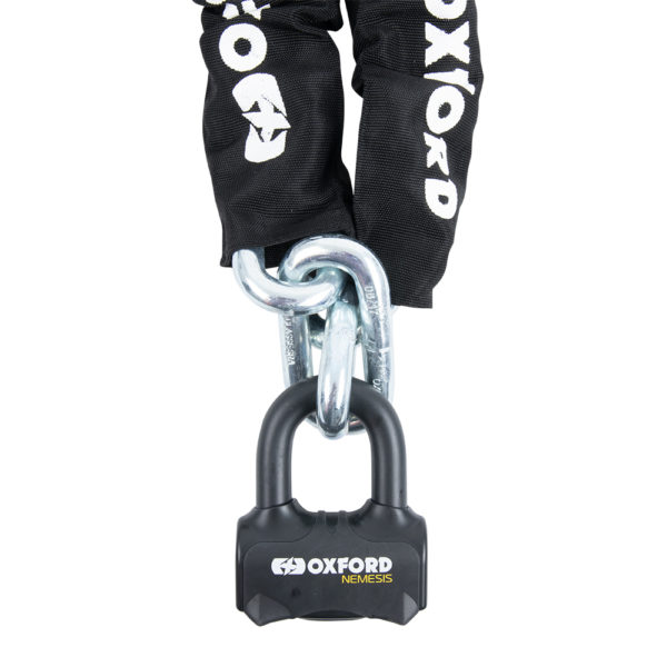 Oxford Nemesis Chain Lock 16mm x 1.2m